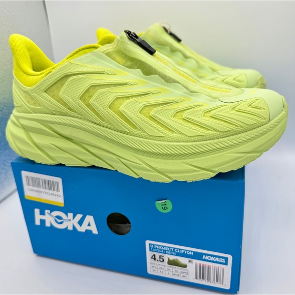 NWT Hoka Project Clifton Butterfly Evening Primrose Unisex Sneaker Shoes BEPM - Picture 13 of 16
